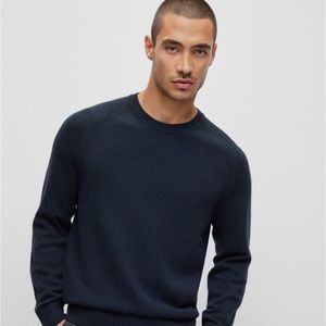 COPY - Hugo Boss Regular Fit Cotton Wool Crewneck